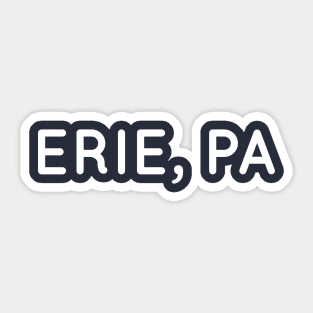 Erie, PA Sticker